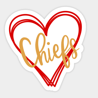 Chiefs Love Sticker